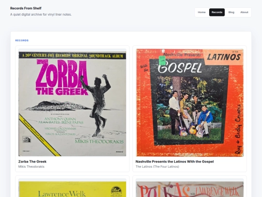 records/page/5 screenshot