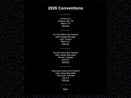 conventions screenshot