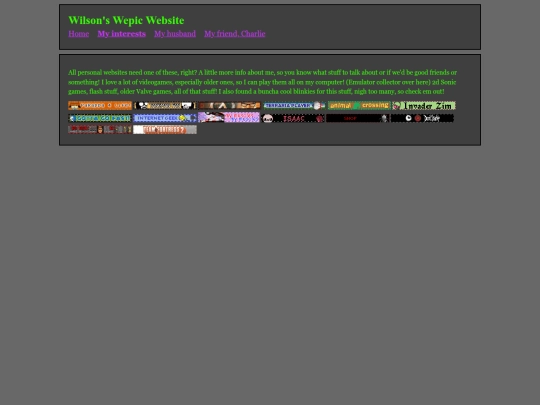 interests screenshot