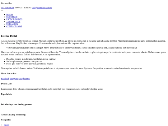esteticadental screenshot