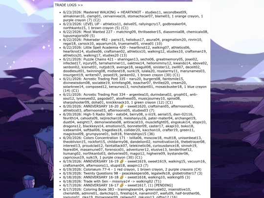 tradelog screenshot