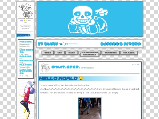 diary screenshot