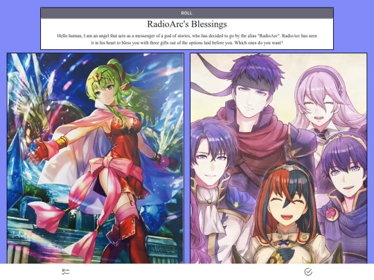 cyoa/RadioArc's Blessings screenshot
