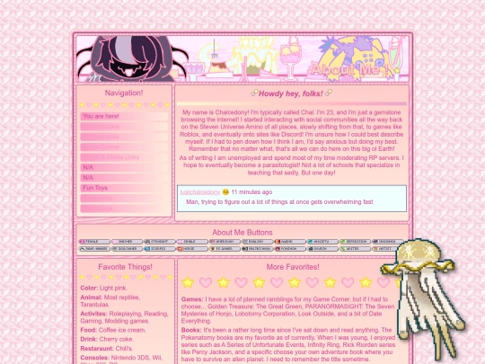 aboutme screenshot