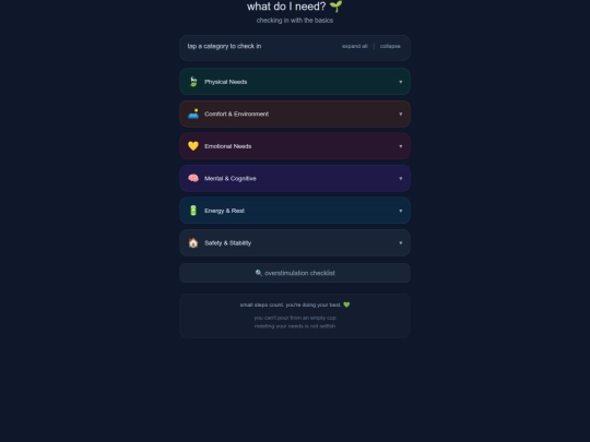 basic-needs screenshot