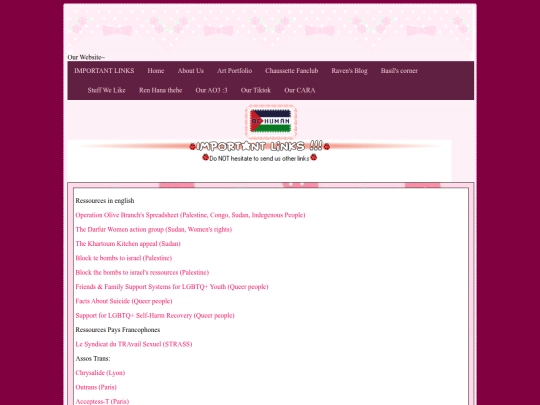 ImportantLinks screenshot