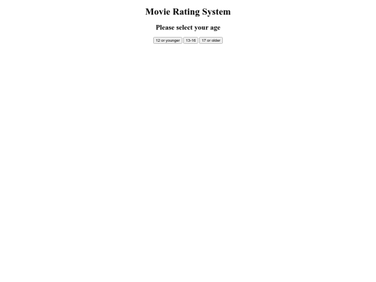MovieRatingSystem screenshot
