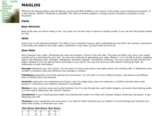 Rules screenshot