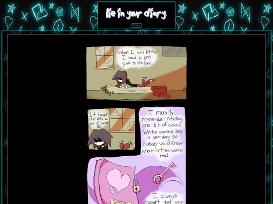 lie_in_your_diary screenshot
