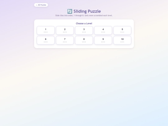 sliding-puzzle screenshot