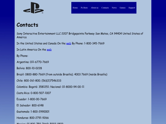 Contacts screenshot