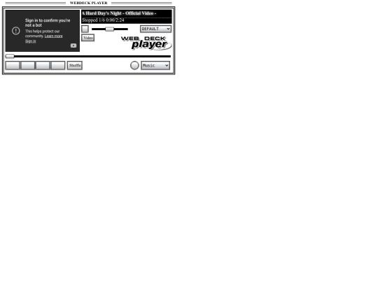 webdeck-player screenshot