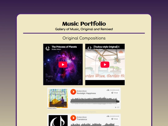 portfolioM screenshot