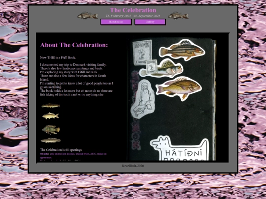 SKETCHBOOKS/THE CELEBRATION screenshot