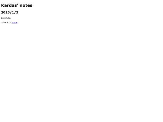 notes screenshot