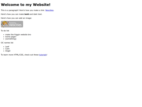 index screenshot