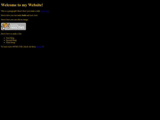 test screenshot