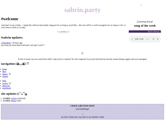 testpage screenshot