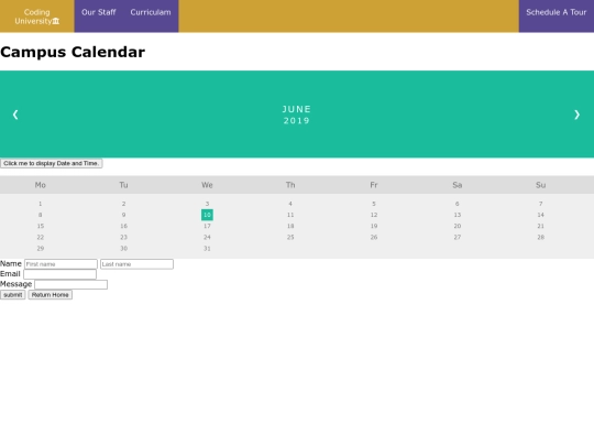 index.hmtl/june screenshot