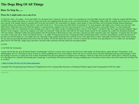 blog screenshot
