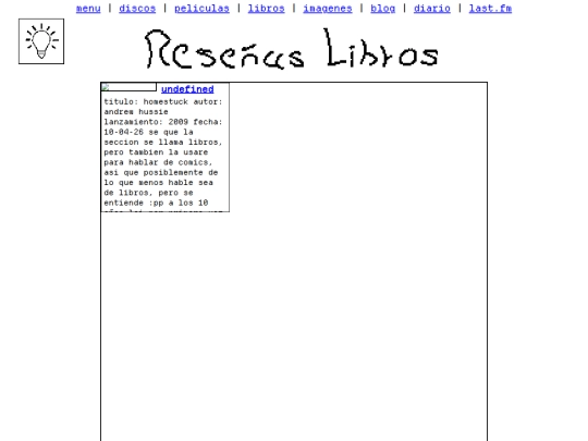 apartados/libros screenshot