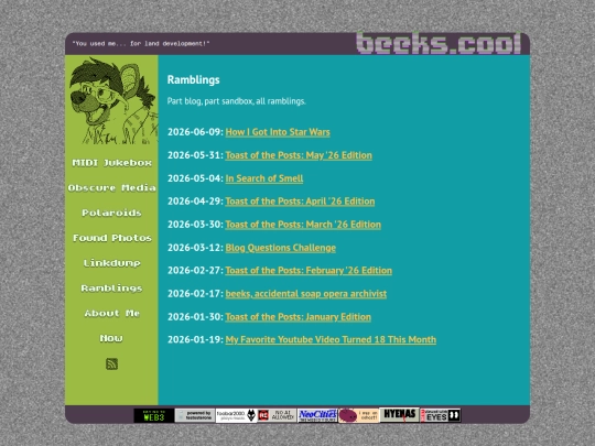 ramblings screenshot