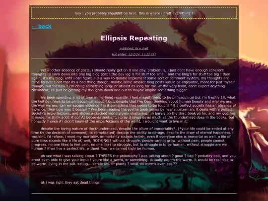 blogging/drafting screenshot