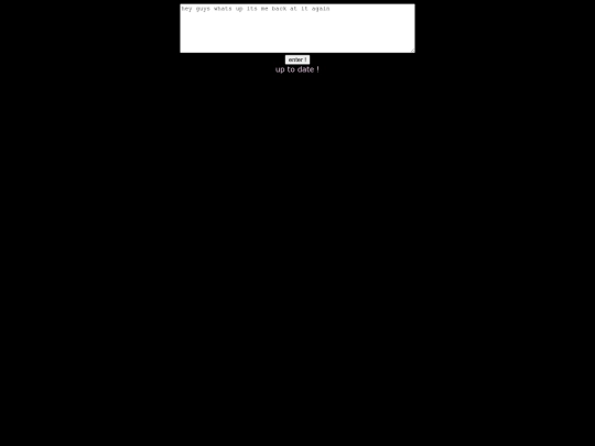 logging/finale/test screenshot