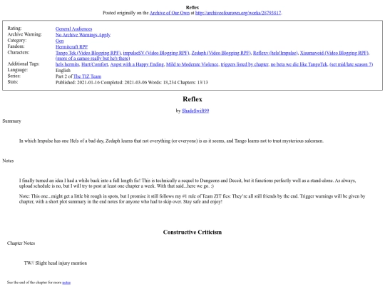 fics/others/Reflex screenshot