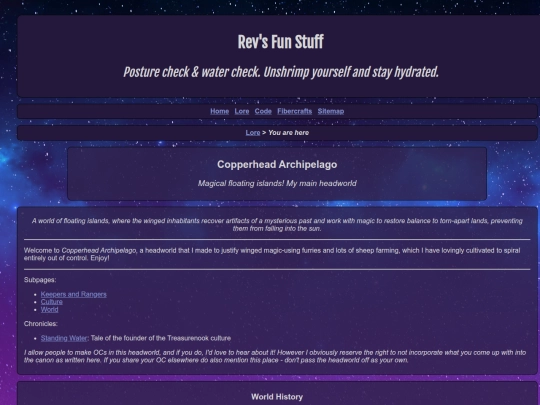 lore/copperhead_archipelago screenshot