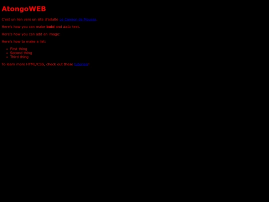 index screenshot