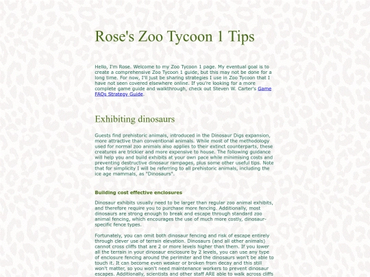zootycoon screenshot