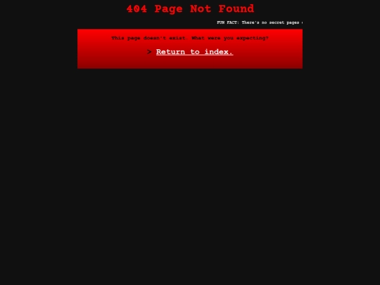not_found screenshot