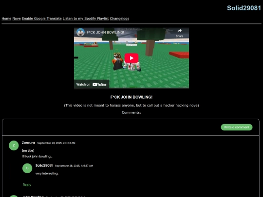 fuckjohnbowling screenshot