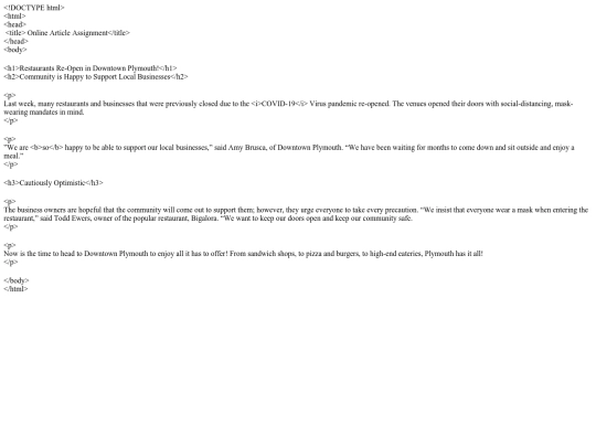 Maisie_Swafford_Online_Article_Assignment screenshot