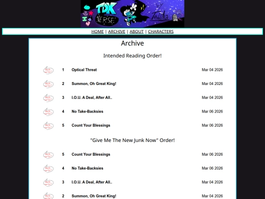 archive screenshot