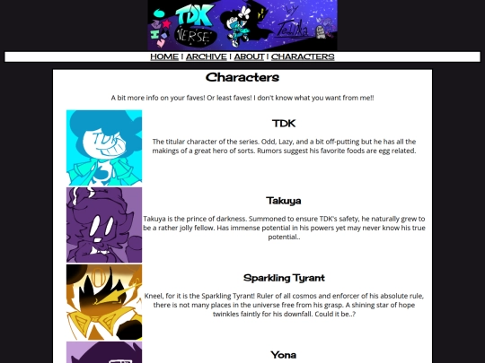 characters screenshot