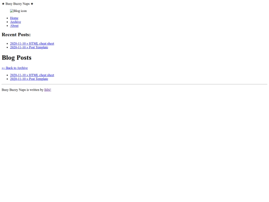 blog-archive screenshot