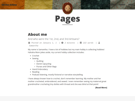 page screenshot