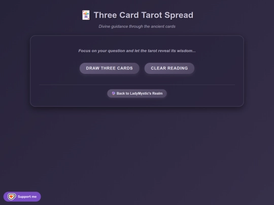 tarot_reader screenshot