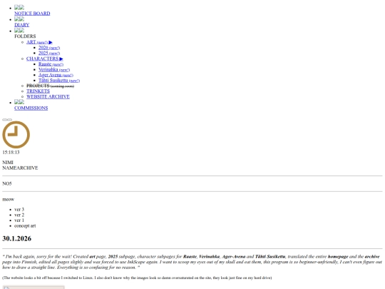 archive screenshot