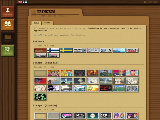 trinkets screenshot