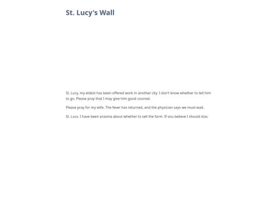 schoolhouse/hall_of_countenance/st_lucys_chapel/st_lucys_wall screenshot