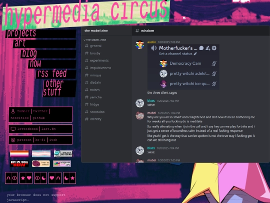 mabel/wisdom screenshot