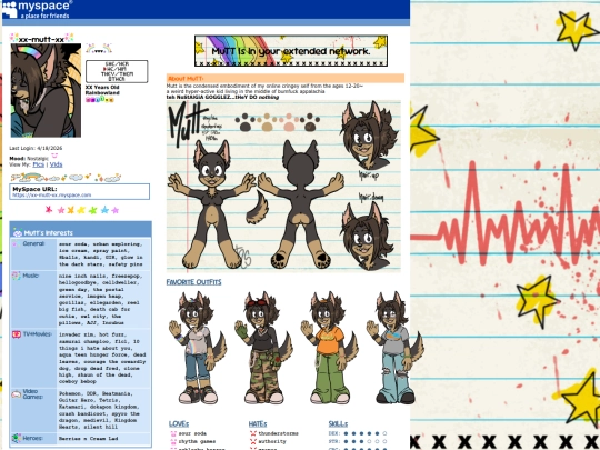 Mutt/profile screenshot