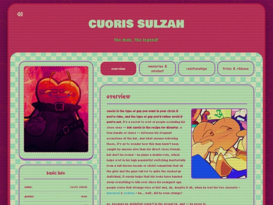 cast/cuoris screenshot