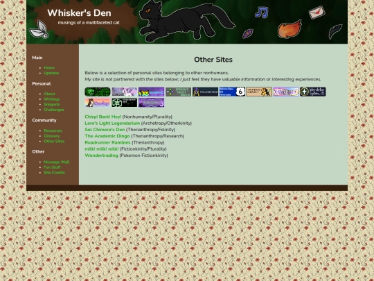 sites screenshot