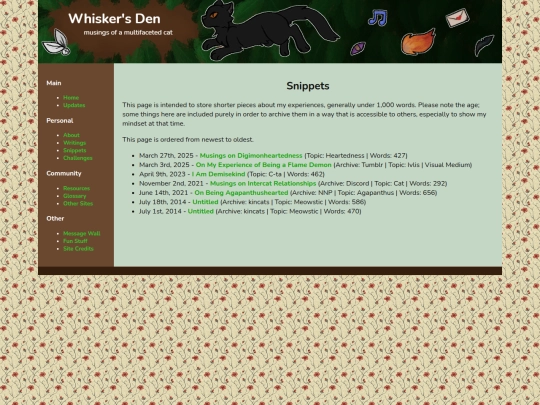 snippets screenshot