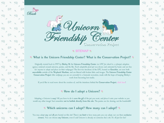 unicorn-friendship-center/faq screenshot
