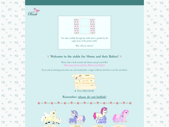 unicorn-friendship-center/stables/momsandbabies screenshot